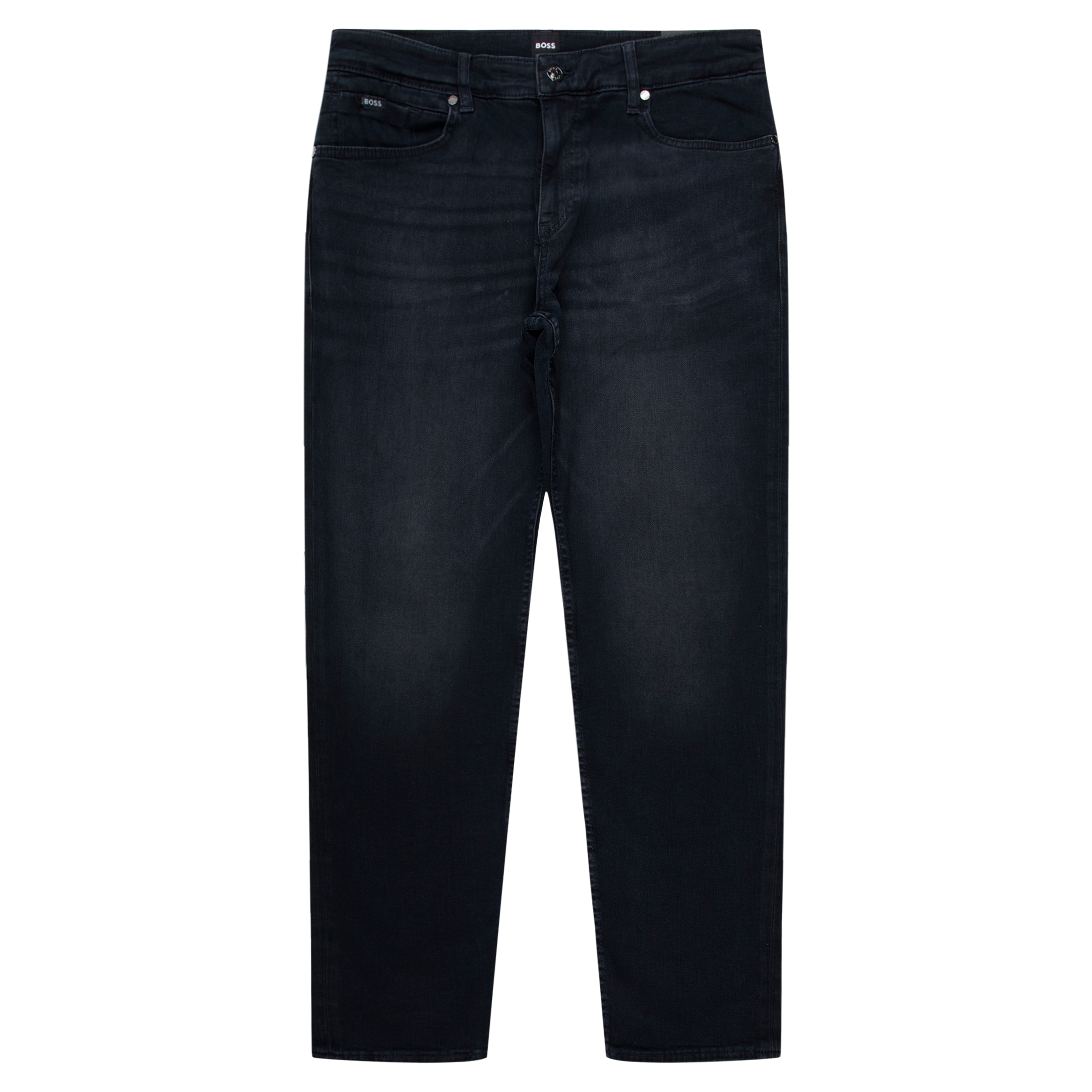 Black jeans on a white background