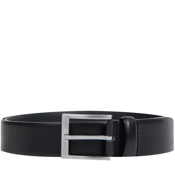 HUGO BOSS Erron Leather Belt Black