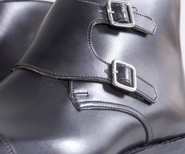 Crockett & Jones Camberley Calf Leather Boots Black