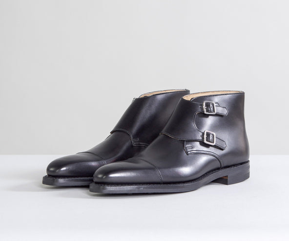 Crockett & Jones Camberley Calf Leather Boots Black