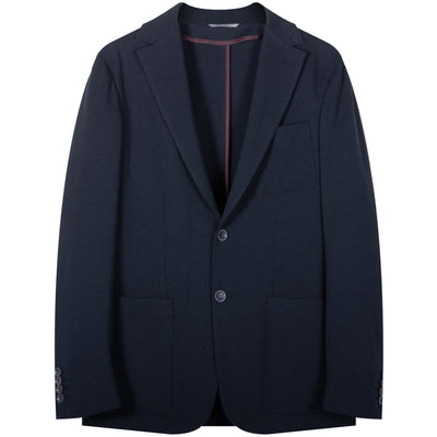 Canali 'Unstructured' Cotton Blazer Navy