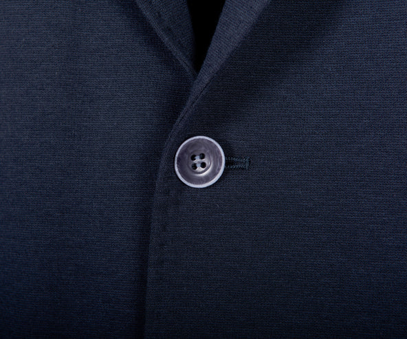 Canali 'Unstructured' Cotton Blazer Navy