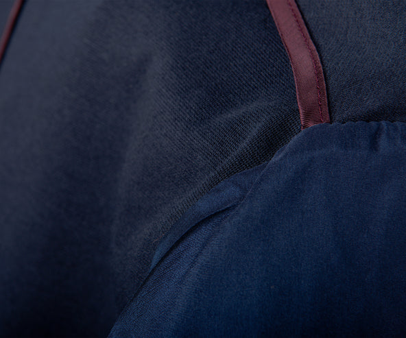 Canali 'Unstructured' Cotton Blazer Navy
