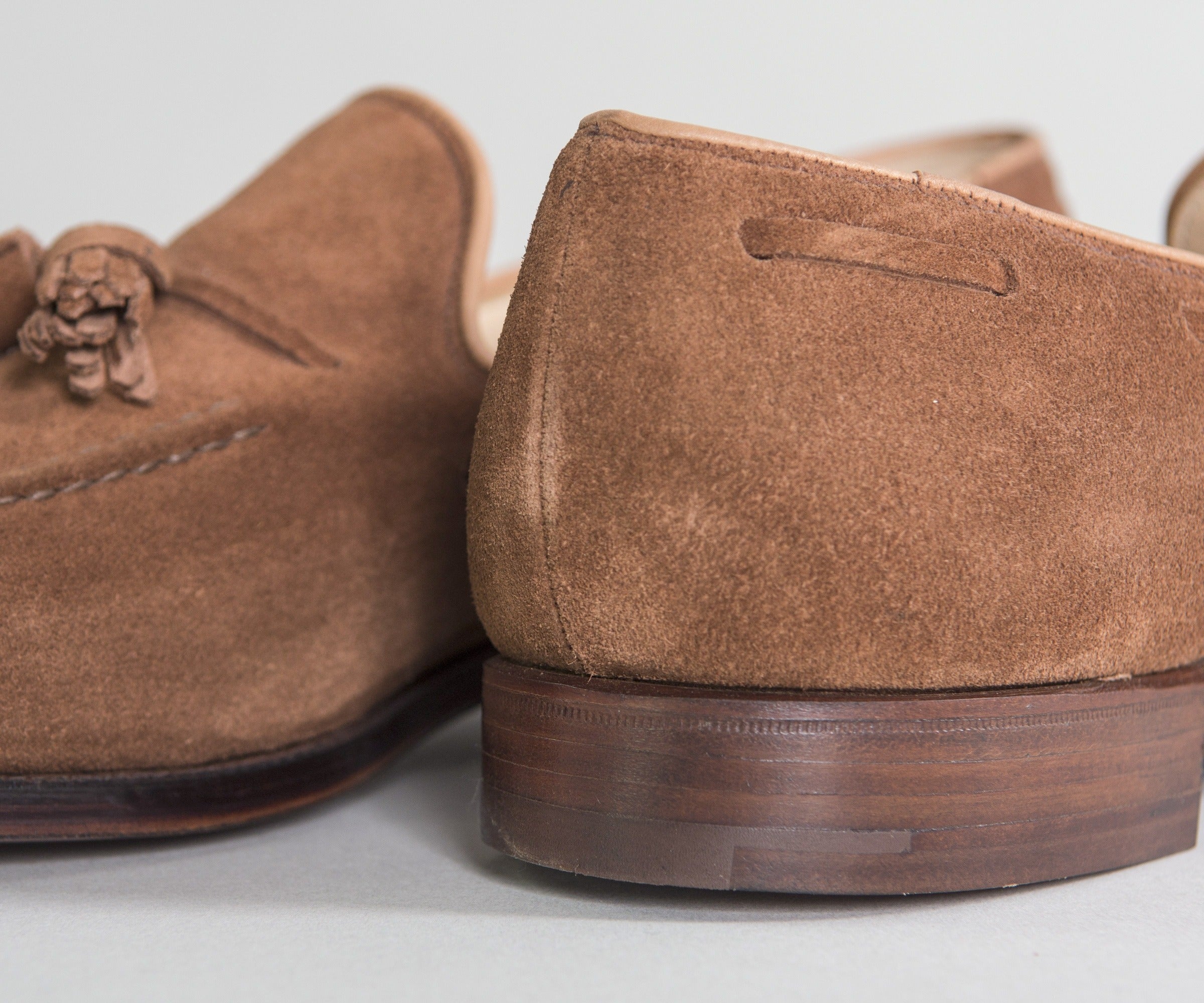 Crockett & Jones 'Cavendish' Suede Loafers Polo Brown