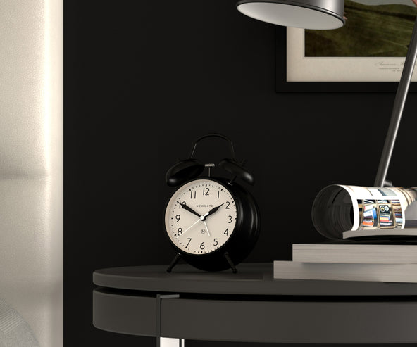 Newgate Covent Garden Alarm Clock Matte Black