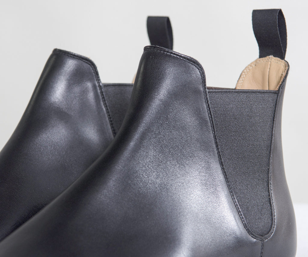 Crockett & Jones Chelsea VIII Calf Leather Boots Black