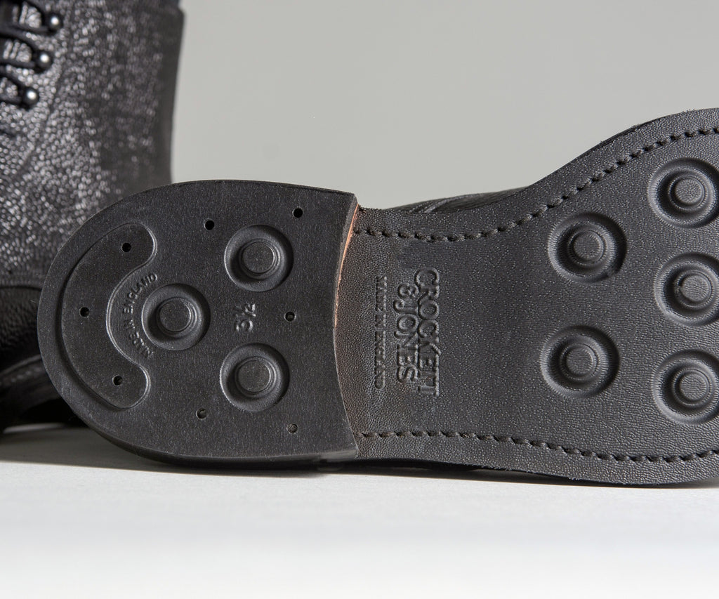 Crockett & Jones 'Coniston' Scotch Country Grain Boots Black