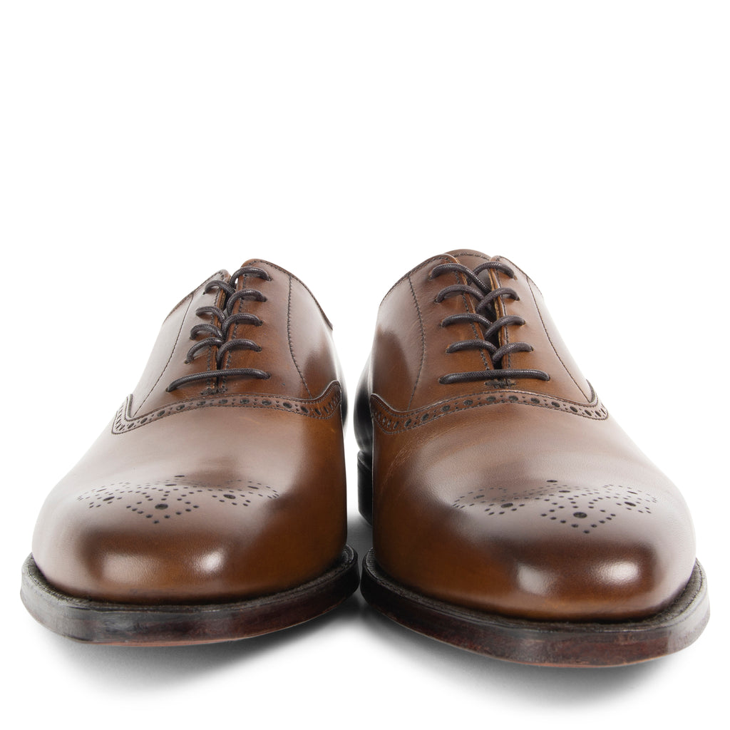 Crockett & Jones Edgware Punched Medallion Shoe Brown