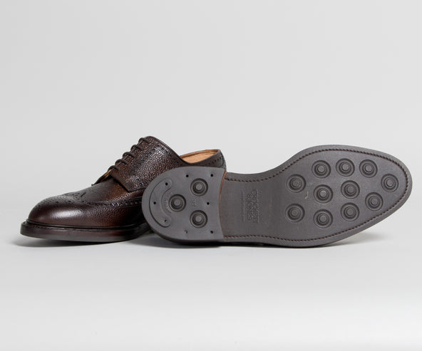 Crockett & Jones 'Pembroke' Leather Brogue Dark Brown