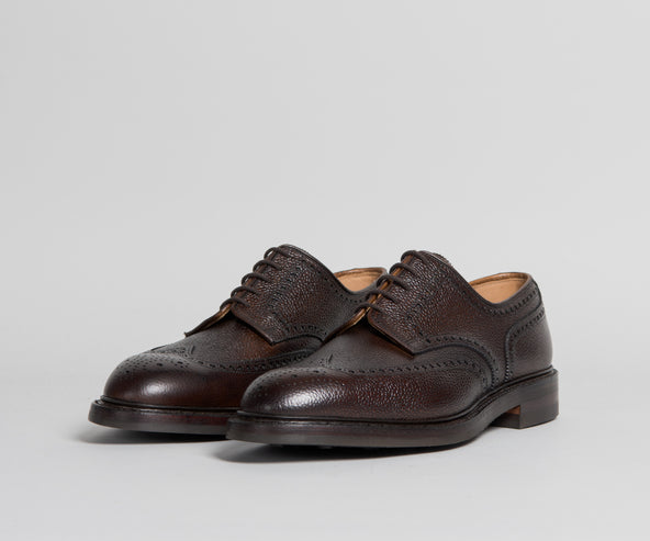 Crockett & Jones 'Pembroke' Leather Brogue Dark Brown