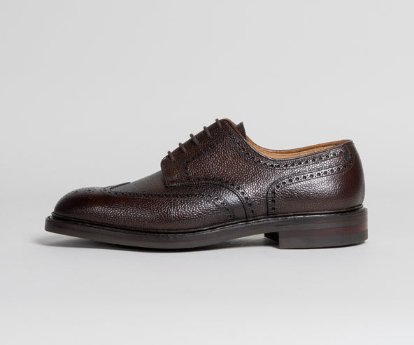 Crockett & Jones 'Pembroke' Leather Brogue Dark Brown