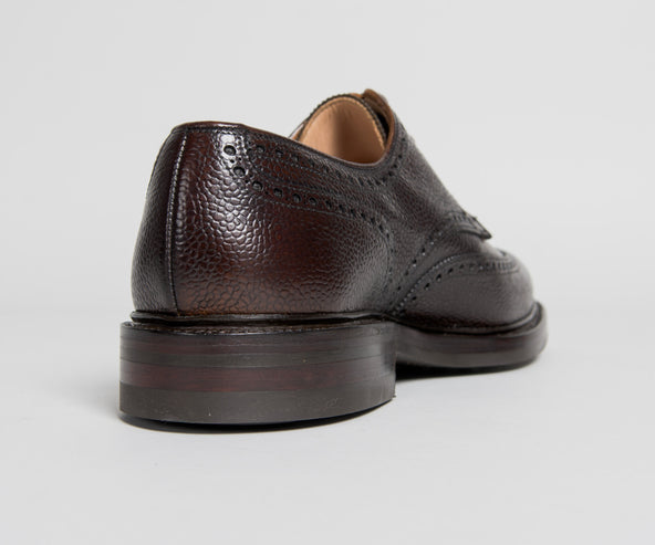Crockett & Jones 'Pembroke' Leather Brogue Dark Brown