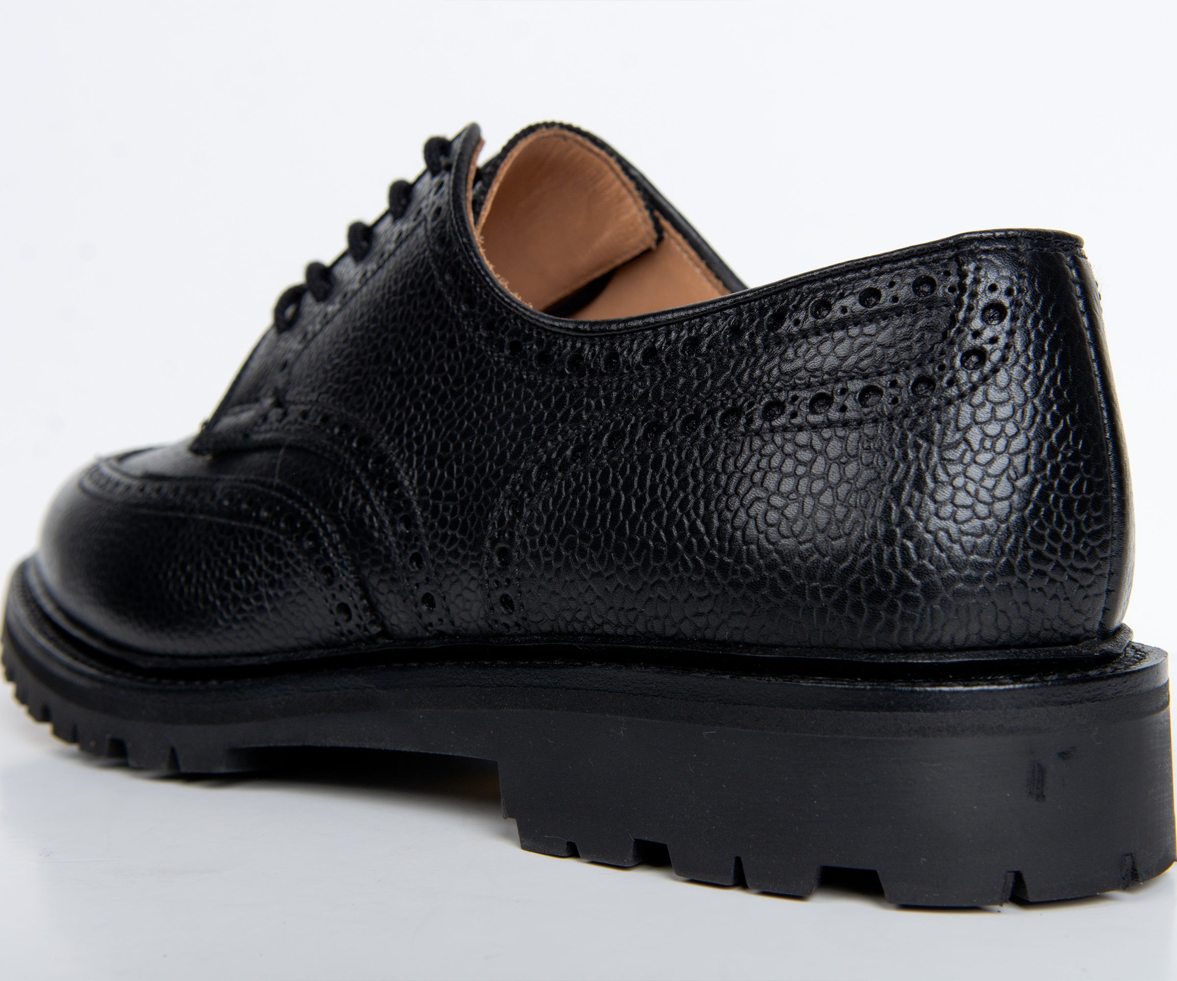 Crockett & Jones 'Pembroke' Leather Brogue Vibram Cleated Sole