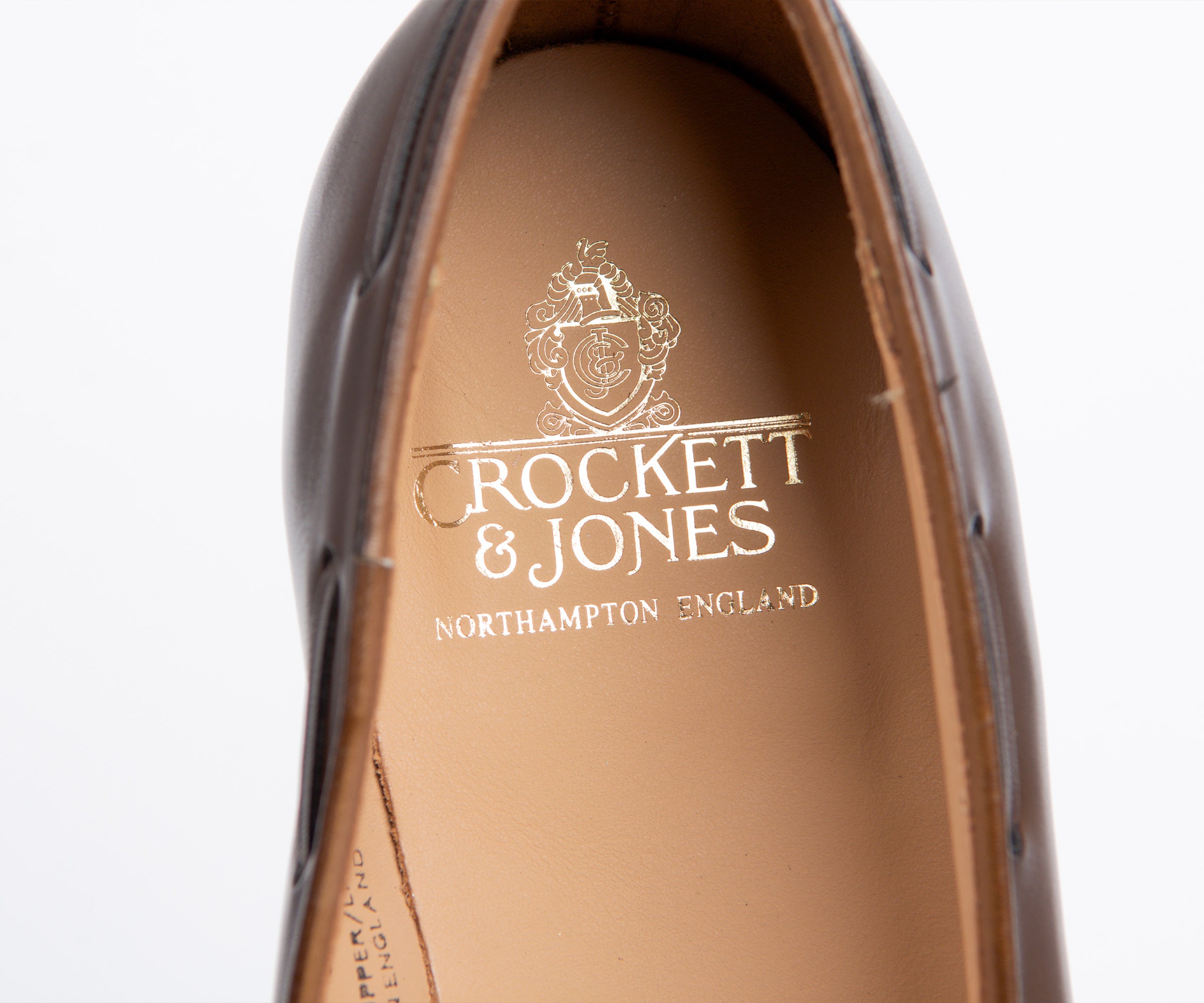 Crockett & Jones Cavendish Burnished Calf Leather Loafers Dark Brown