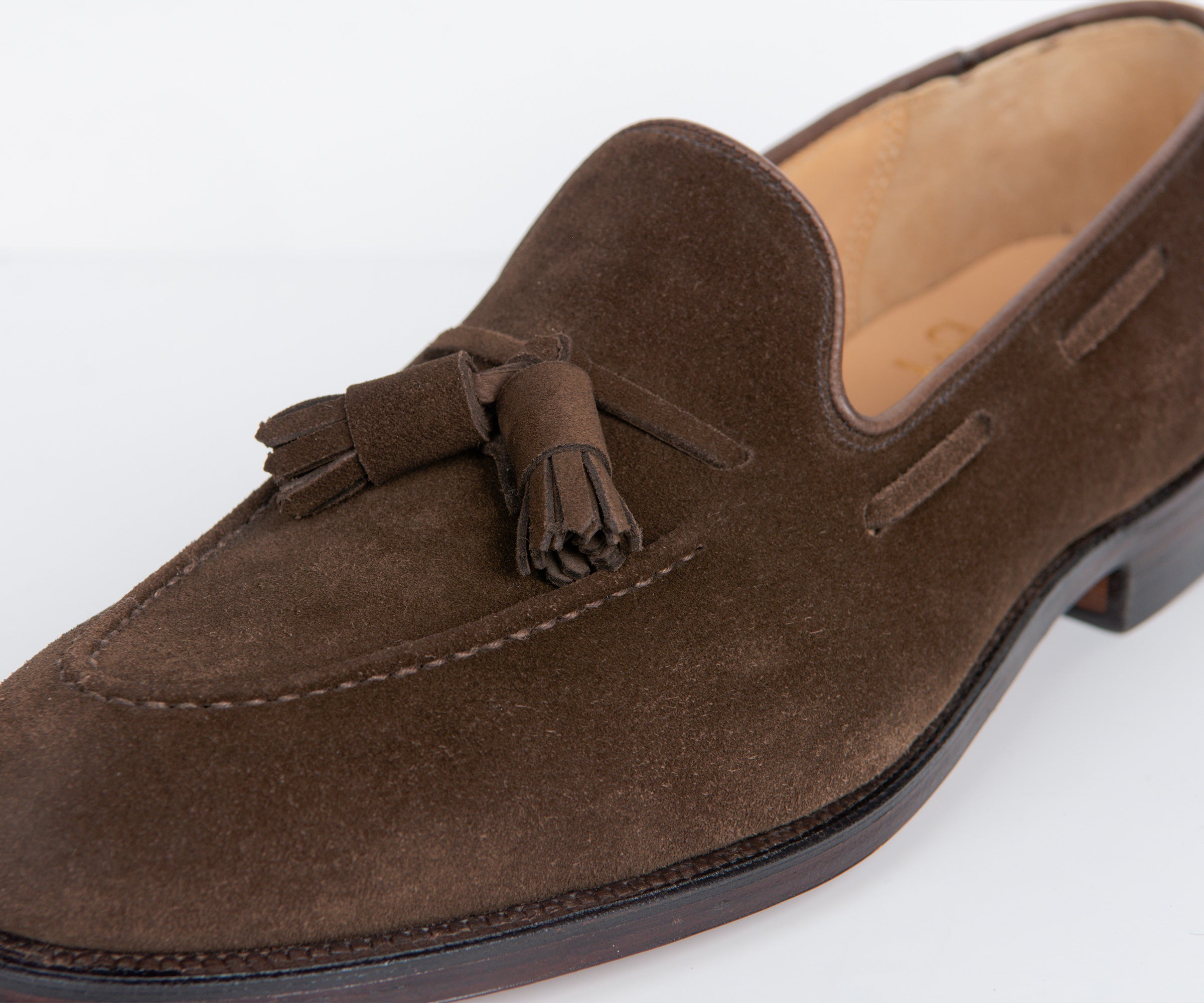 Crockett & Jones 'Cavendish' Suede Loafer Dark Brown