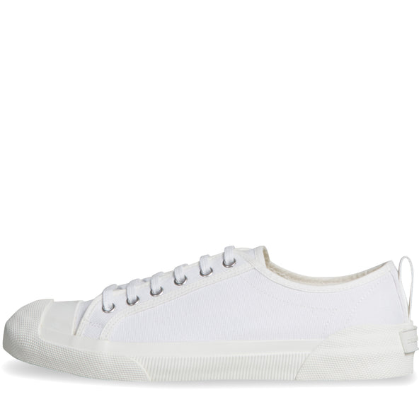 Dries Van Noten Canvas Pump White