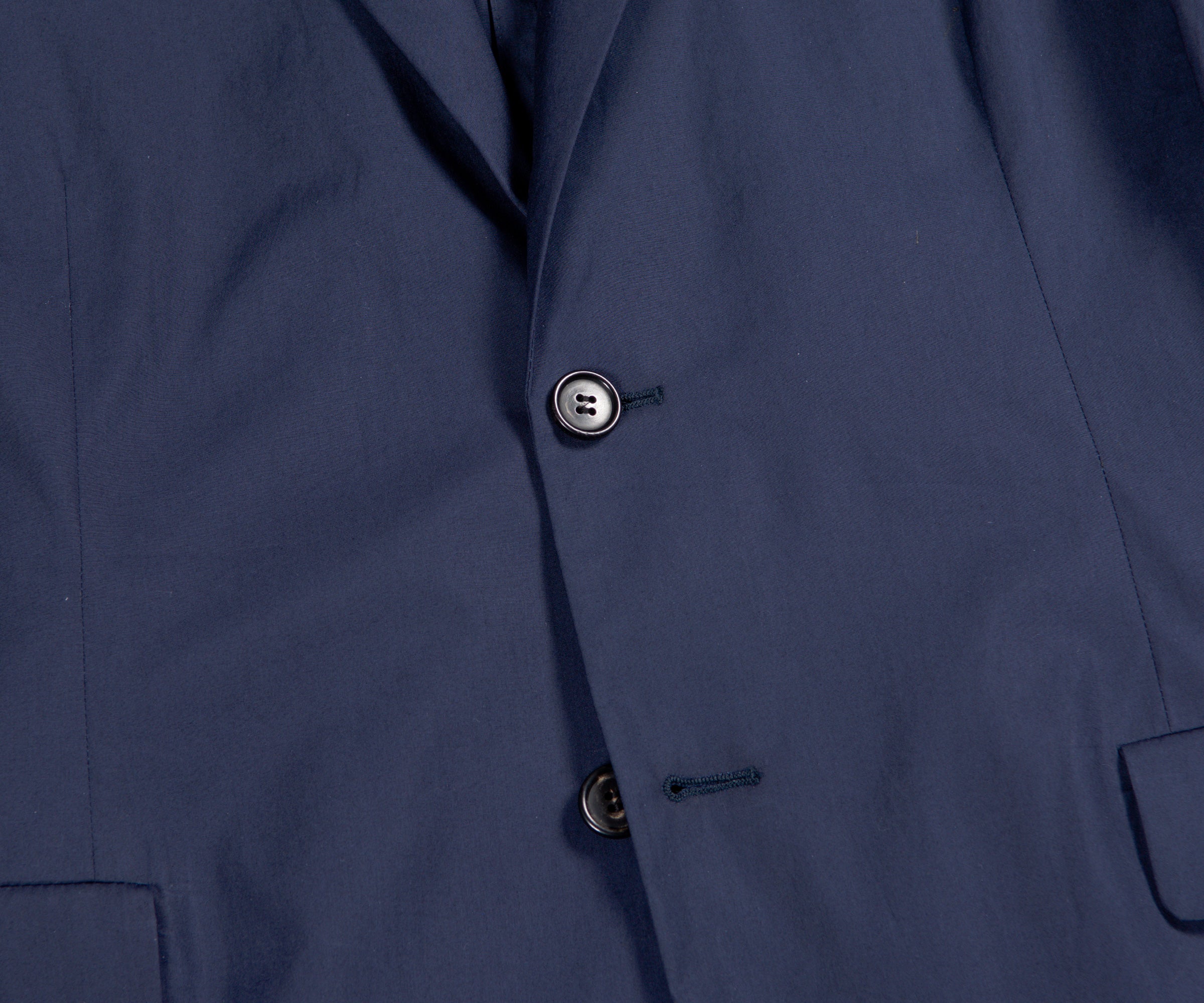 Dries Van Noten Kayne Cotton Suit Navy