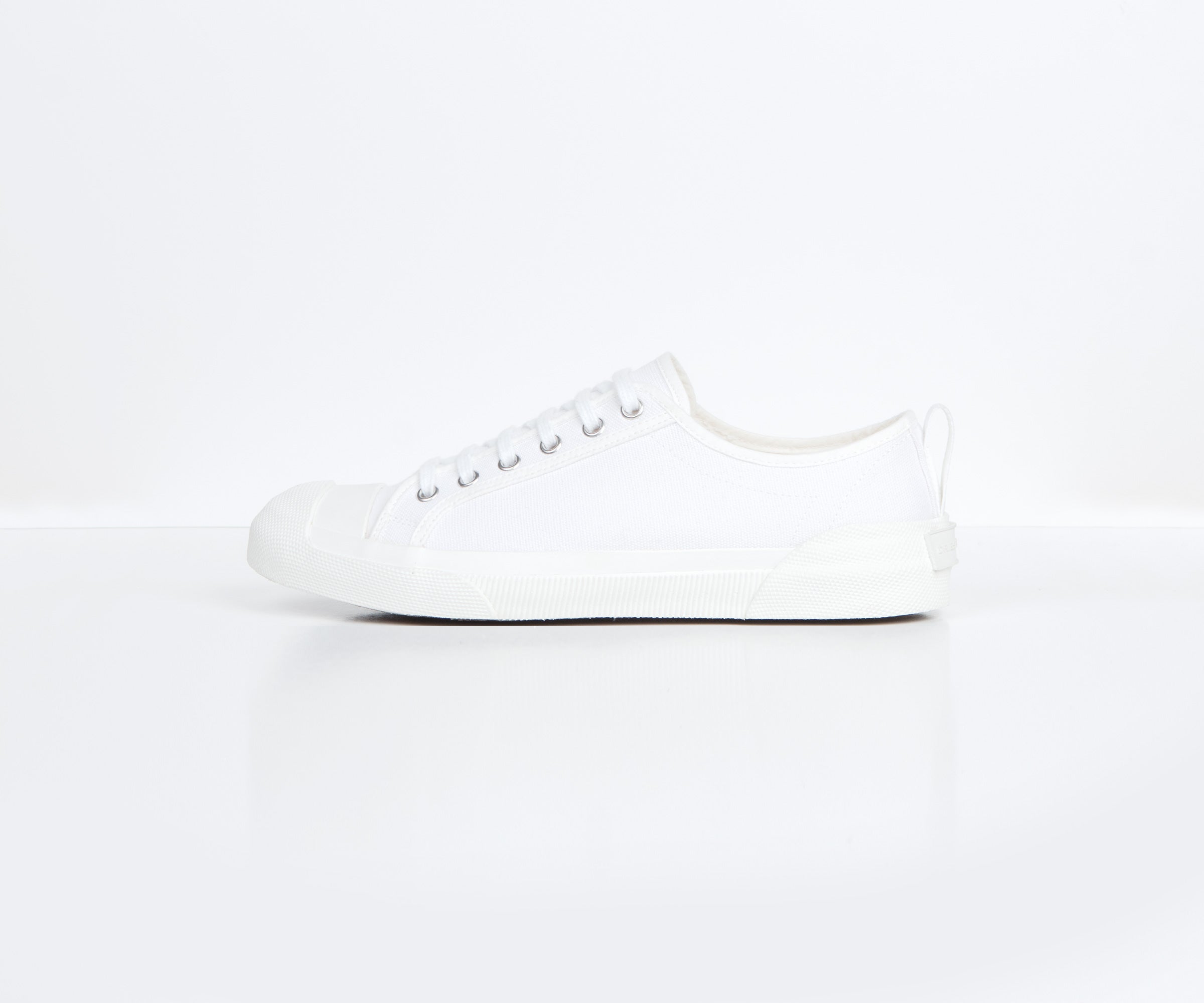Dries Van Noten Canvas Pump White