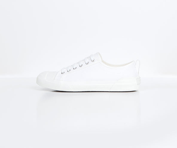 Dries Van Noten Canvas Pump White