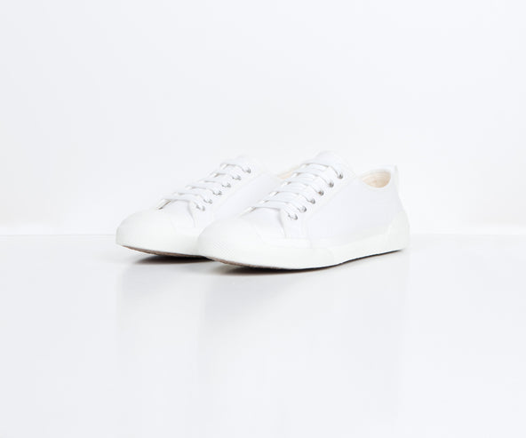 Dries Van Noten Canvas Pump White