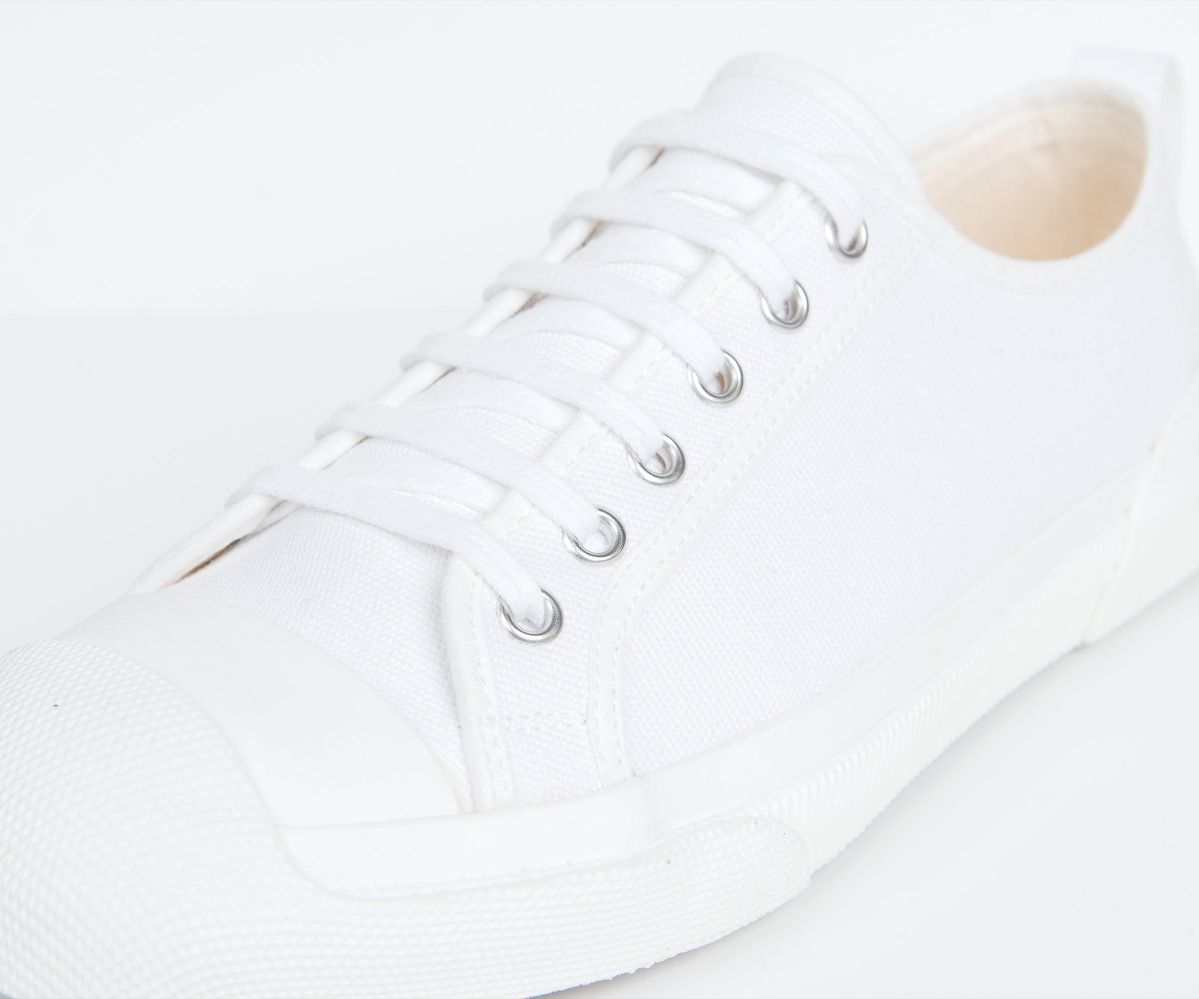 Dries Van Noten Canvas Pump White