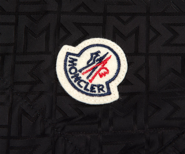 Moncler Monogram Jacquard Swim Shorts Black