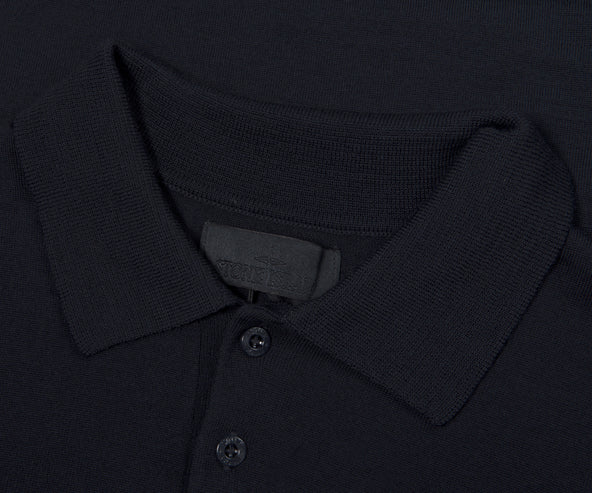 Stone Island Ghost Long Sleeve Polo Navy