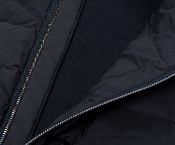 Herno Knitted padded Gilet Navy