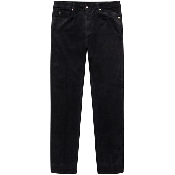Emporio Armani J06 Slim Fit Corduroy Jeans Navy