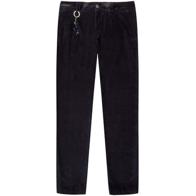 Paul & Shark Pleated Corduroy Trousers Navy