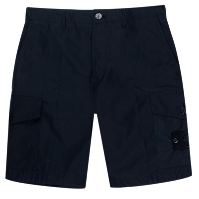 Stone Island Ghost Bermuda Cargo Shorts Navy
