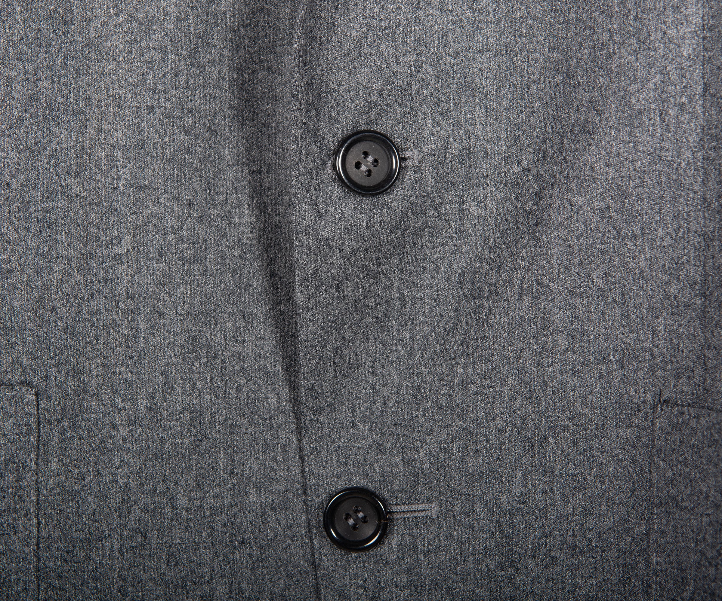 Canali Impeccable Soft Flannel Blazer Grey