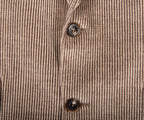 Canali Single Breasted Corduroy Suit Beige