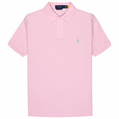 Polo Ralph Lauren Custom Slim Fit Mesh polo Shirt Bath Pink