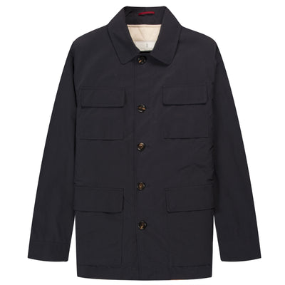 BRUNELLO CUCINELLI Field Jacket Overshirt Navy