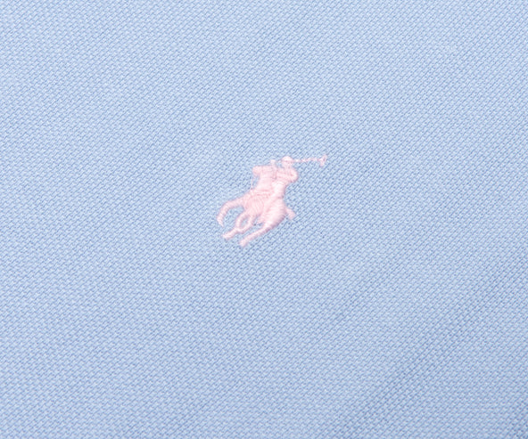 Polo Ralph Lauren Custom Slim Fit Mesh polo Shirt Cornflower Blue