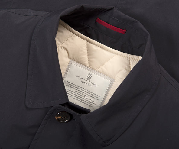 BRUNELLO CUCINELLI Field Jacket Overshirt Navy
