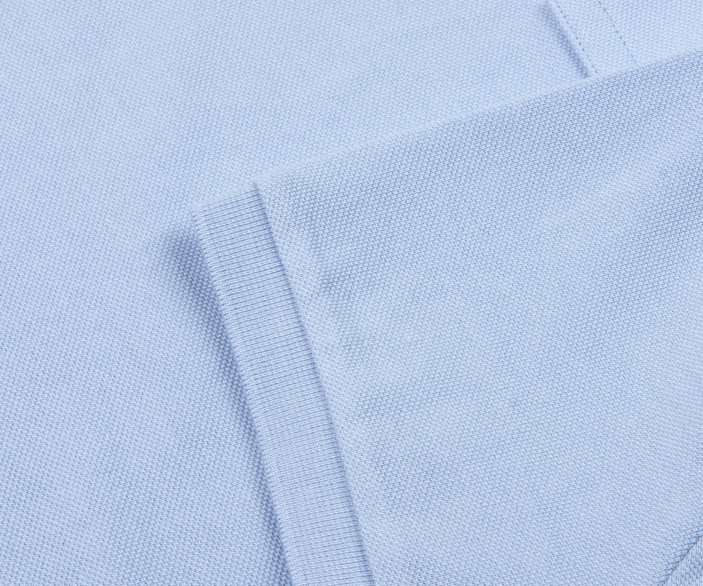 Ralph Lauren Custom Slim Fit Mesh polo Shirt Cornflower Blue