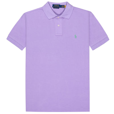 Polo Ralph Lauren Custom Slim Fit Mesh polo Shirt Light Lilac