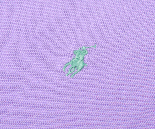 Polo Ralph Lauren Custom Slim Fit Mesh polo Shirt Light Lilac