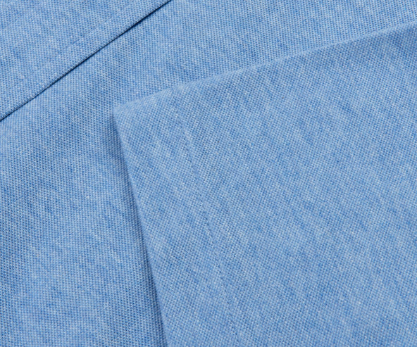 Polo Ralph Lauren Jersey Full Button Shirt Blue Heather