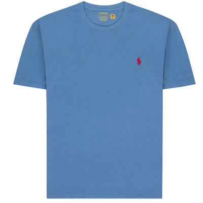 Polo Ralph Lauren Custom slim Fit Jersey Crewneck T-Shirt Campus Blue