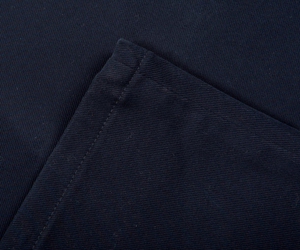 Canali Twill Cotton Stretch Chinos Navy