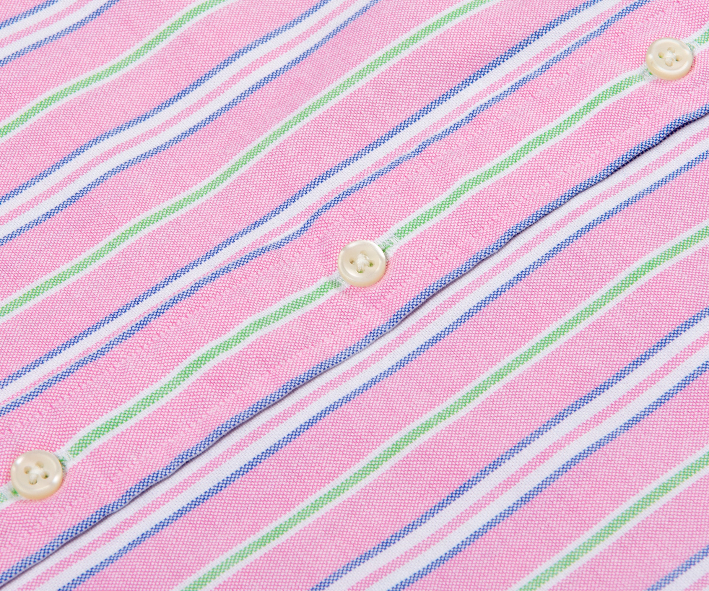 Ralph Lauren Custom Fit Striped Oxford Shirt Pink/White