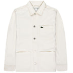 Lacoste Oversized Denim Shaw Jacket White
