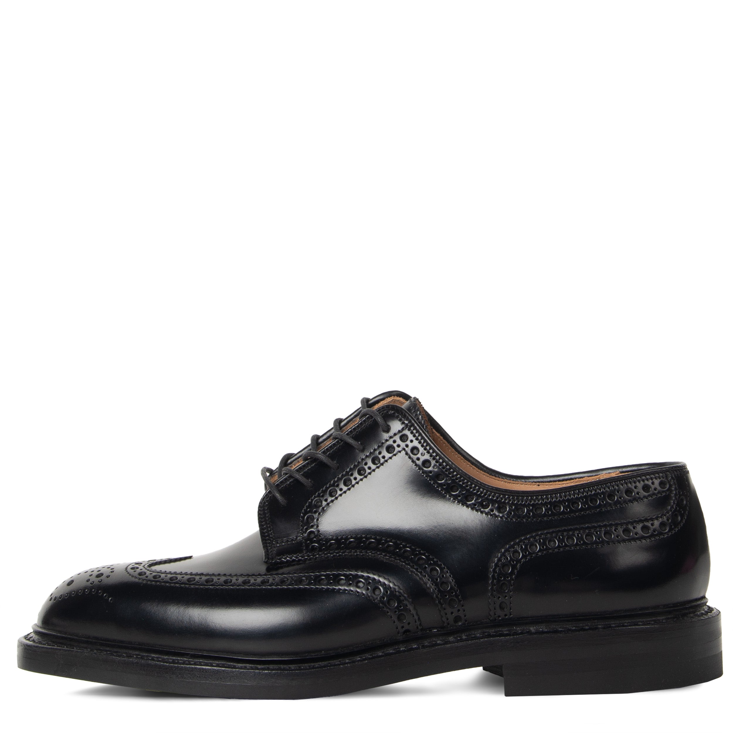 Crockett & Jones Pembroke Cavalry Calf Brogue Black