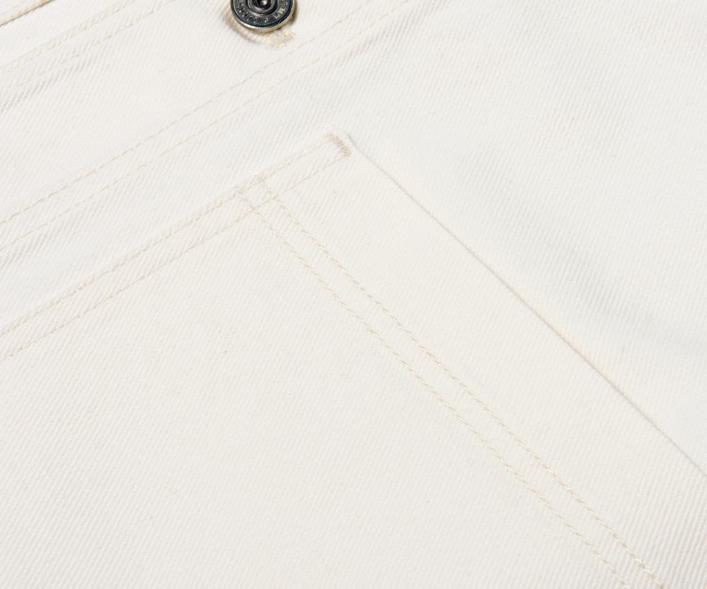 Lacoste Oversized Denim Shaw Jacket White