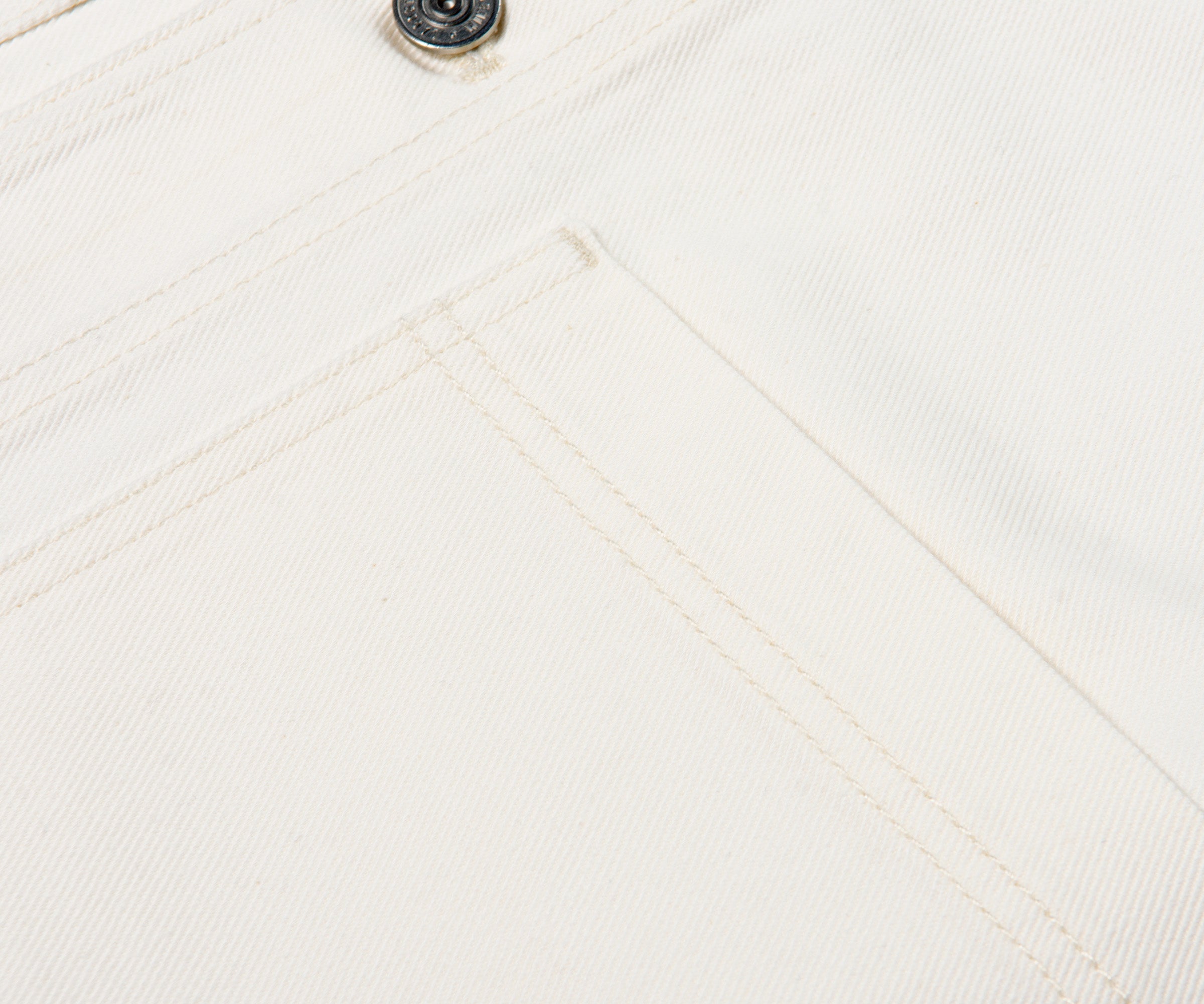 Lacoste Oversized Denim Shaw Jacket White
