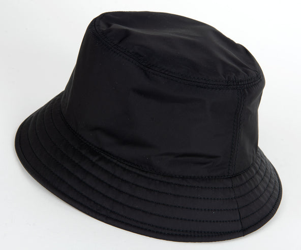 Moncler Water Repellant Bucket Hat Black