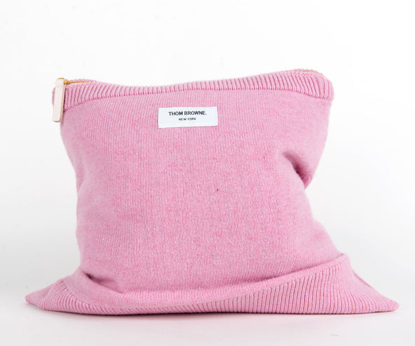 Thom Browne Merino Wool Jumper Bag Light Pink
